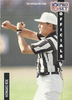 Howard Roe 1991 Pro set NFL Officials #367